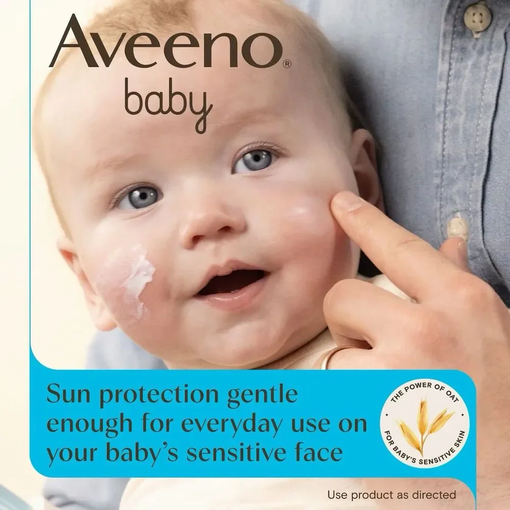Aveeno Baby Daily Moisture Face Lotion & Mineral Sunscreen SPF 30 Fragrance Free